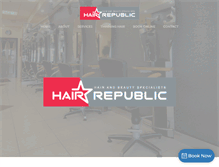 Tablet Screenshot of hairrepublic.ie